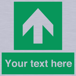 Safe condition Custom arrow up sign